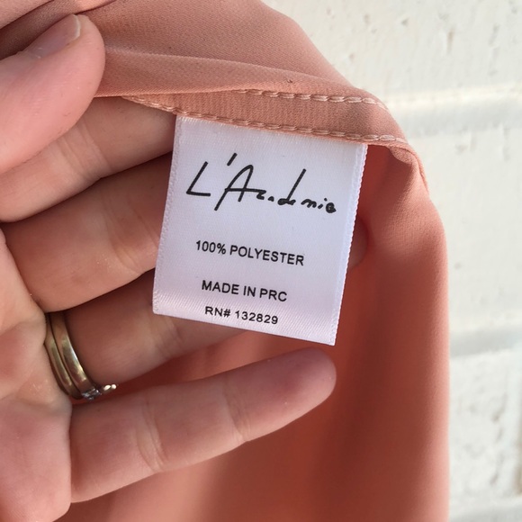 NWOT L’Academie Revolve The Safari Lace Up Blouse - Picture 8 of 8